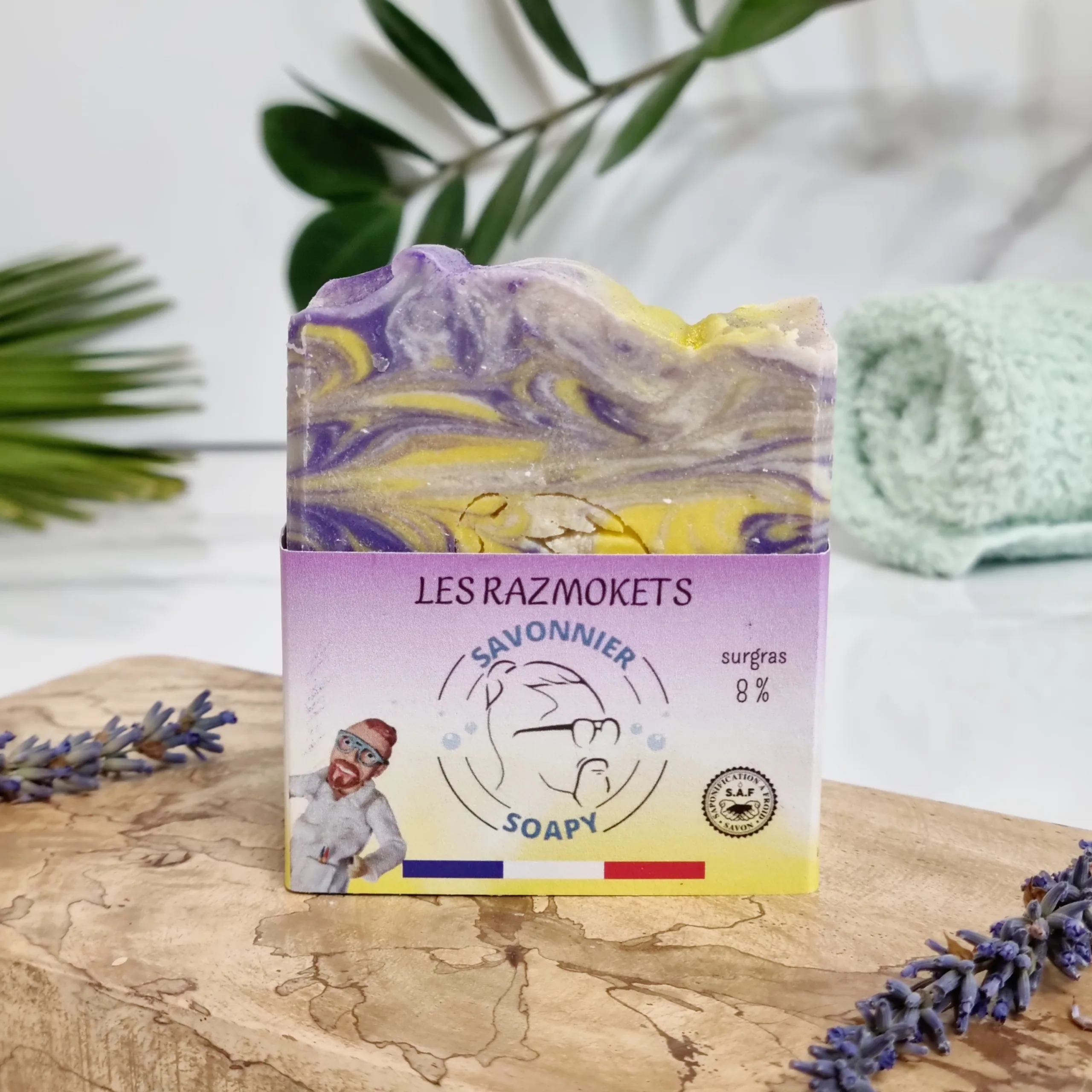 Quel savon choisir pour une peau sensible - savon Les Razmokets Savonnier Soapy