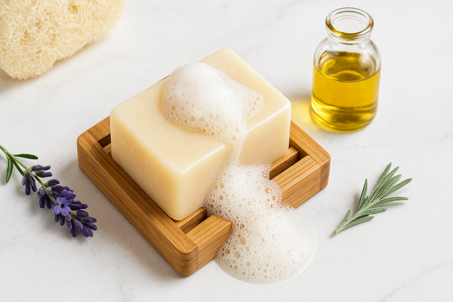 Savon surgras artisanal hydratant fabriqué en Normandie